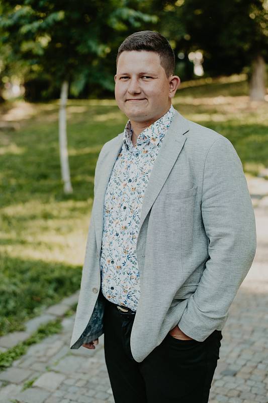 Petr Springingsfeld, Piráti, Zelení a Žít Brno, 24 let, zastupitel Jihomoravského kraje, student a herní vývojář