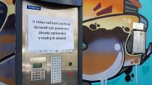 25.3.2020 - ulice Pellicova modrá zóna - platební automat