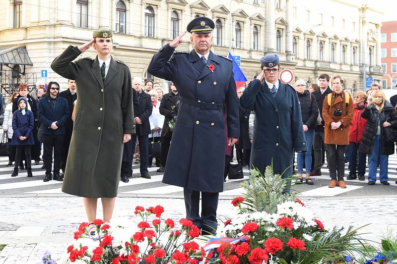 Výročí Sametové revoluce - 17. listopad 2019 v Brně.