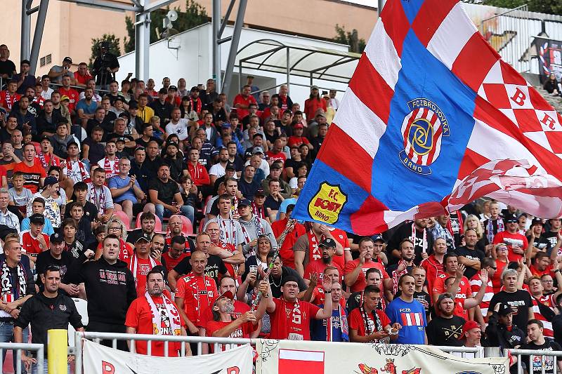 Fotbalisté Zbrojovky Brno remizovali v úvodním klání FORTUNA:LIGY se Slováckem 2:2. Foto: Petr Nečas