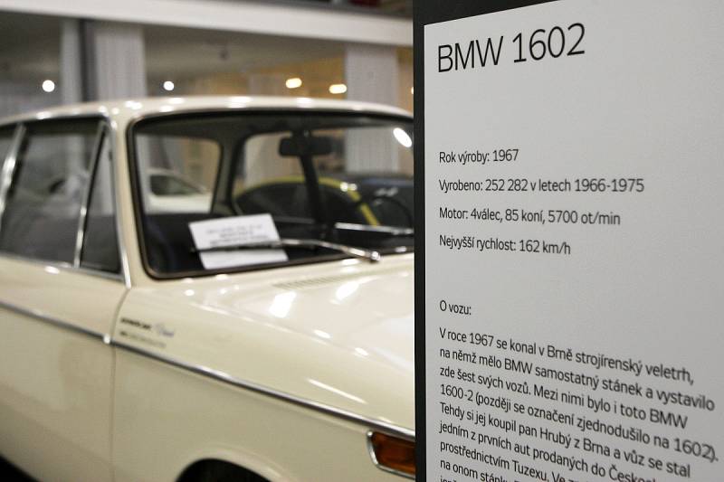 Nově otevřené muzeum historických BMW v brněnské Slatině.