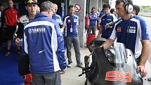 Tradiční testy týmů nejprestižnější kategorie MotoGP na Masarykově okruhu v Brně.