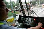 Rekonstrukce tragické nehody tramvaje s trolejbusem v Brně.