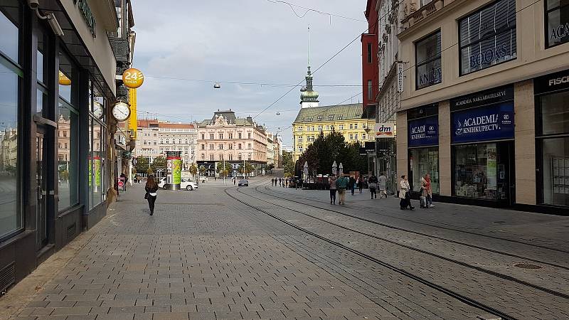 Centrum města Brna. Ilustrační foto.