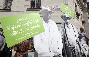 Brno 27.8.2019 - ulička Kurta Gödela