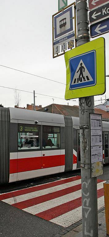 Dopravní podnik Brna počítá se zrušením zastávky Králova na lince 11 a 3.