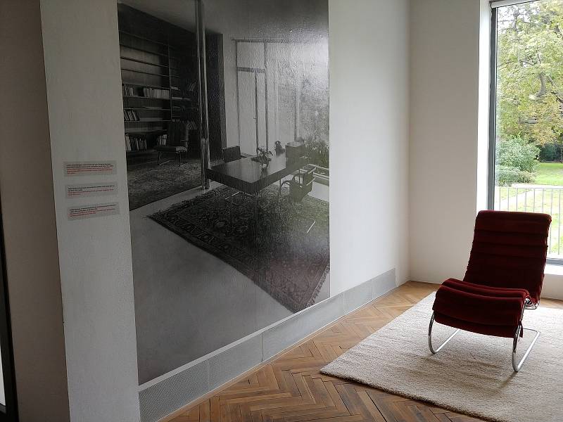 Výstava Mies v Brně/Villa Tugendhat v Domě umění města Brna.