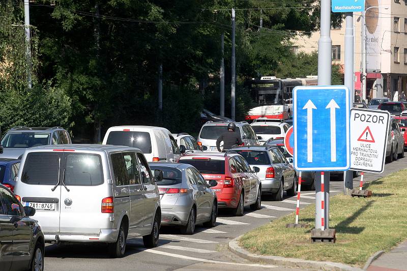 Život v Brně - obyvatele trápí časté kolony.