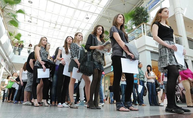 Brněnský casting do soutěže Elite Model Look.