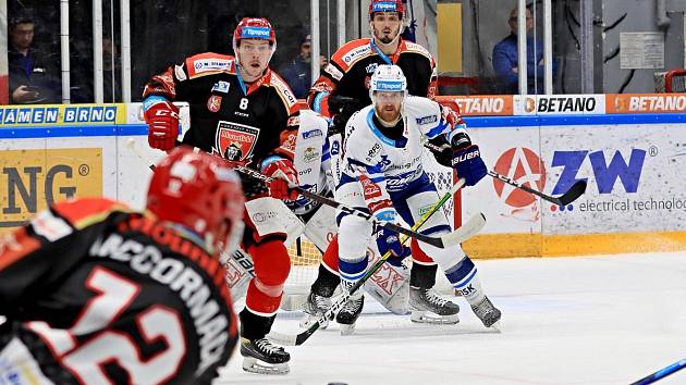 Hokejisté Komety hostili Hradec Králové. Foto: HC Kometa Brno/Vít Golda