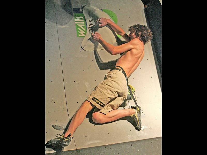 Brněnský lezec Adam Ondra.