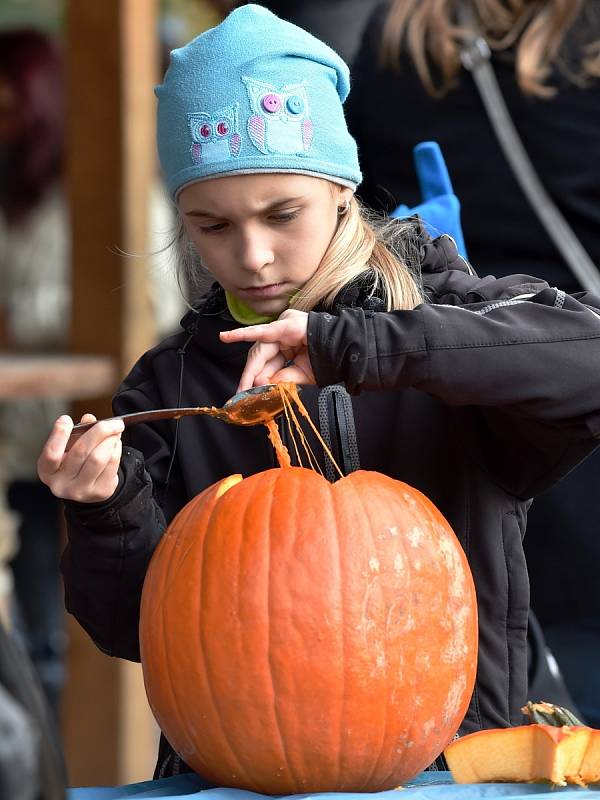 Dýním a strašidlům patřil sobotní podvečer v brněnské zoologické zahradě. Tisíce lidí tam přišlo již počtvrté oslavit americký svátek Halloween. 