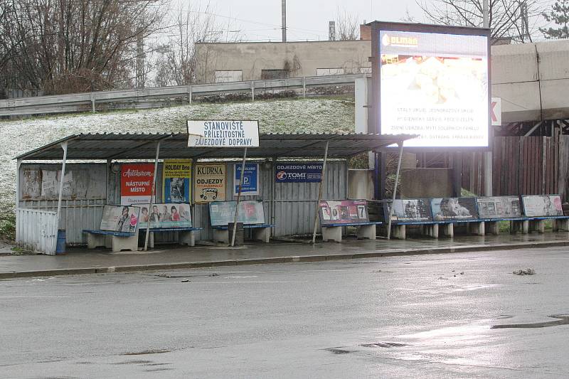 Stanoviště 48 na Ústředním autobusovém nádraží v Brně na Zvonařce