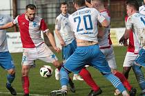 V prvním jarním brněnském derby krajského přeboru fotbalistů porazila Moravská Slavia Bosonohy vysoko 5:1. Foto: Lubomír Stehlík