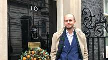 Marek Bičan na 10th Downing Street v Londýně.