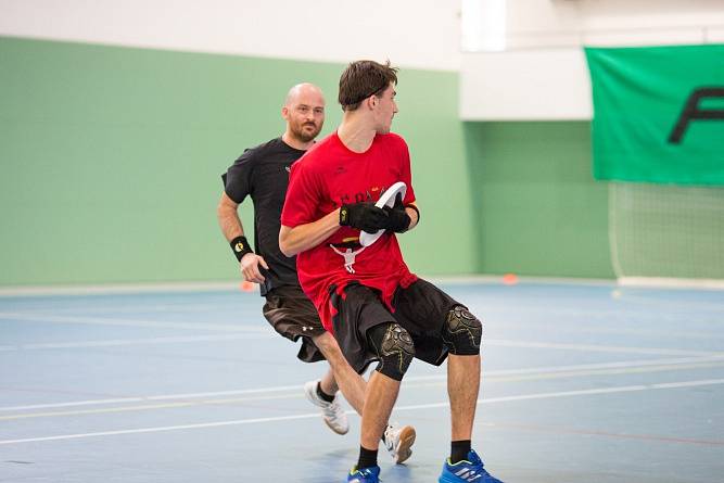 Loňské halové mistrovství České republiky v ultimate frisbee.