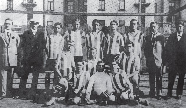 Fotbalisté SK Židenic krátce po založení.