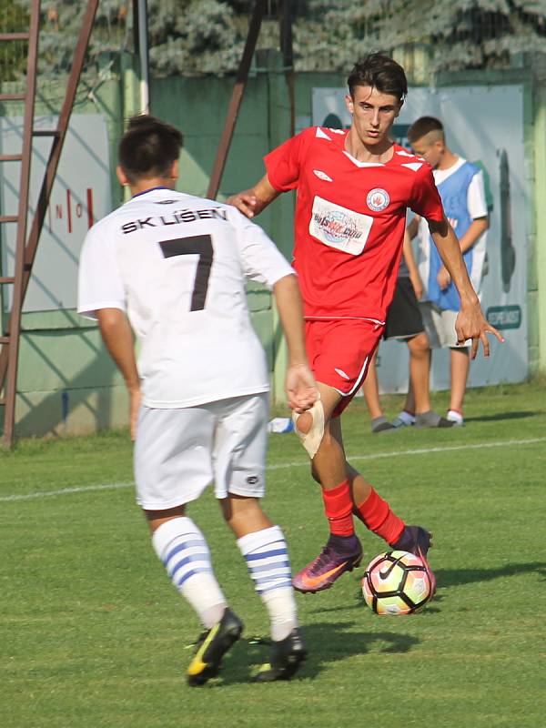 Ve 4. kole Moravskoslezské ligy prohráli fotbalisté SK Líšeň doma s MFK Vyškov 0:4.
