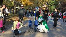 Foto z loňského ročníku oblíbené halloweenské akce v brněnské zoo. Letos mohou lidé sledovat přímý přenos na facebooku i instagramu.