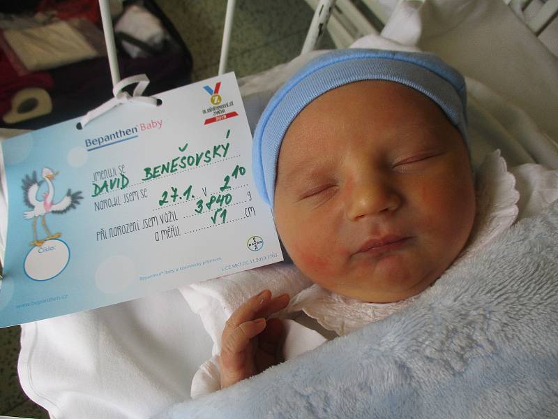 David Benešovský, 27. 1. 2023, Břeclav, Nemocnice Břeclav, 51 cm, 3840 g