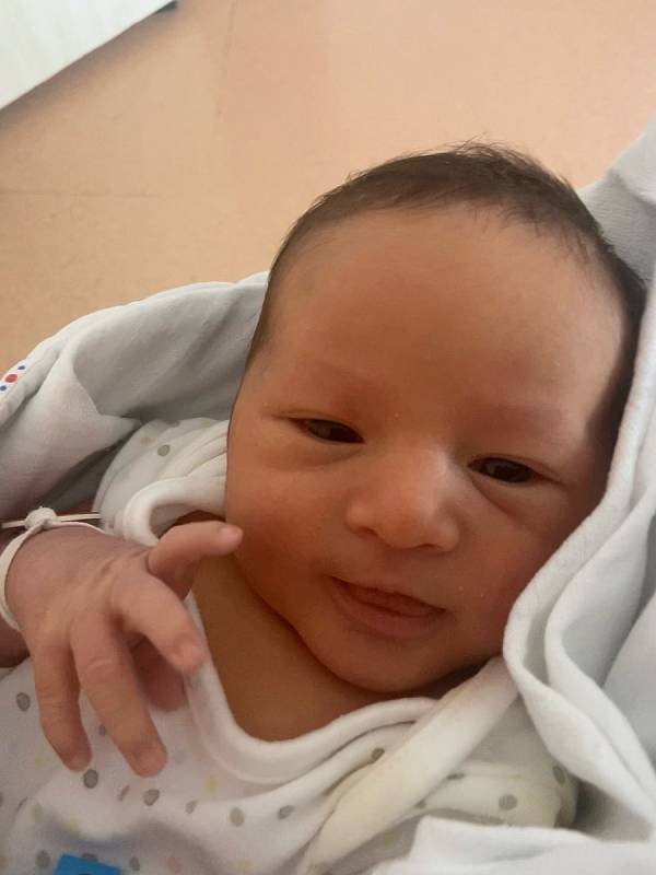 Dominic Oscar García Rivas, 22. 8. 2022, Ratíškovice, Nemocnice Kyjov, 49 cm, 3520 g