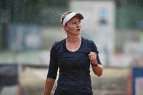 Jeden z prvních turnajů po návratu na kurty po koronavirové pauze odehrála Barbora Krejčíková v Přerově