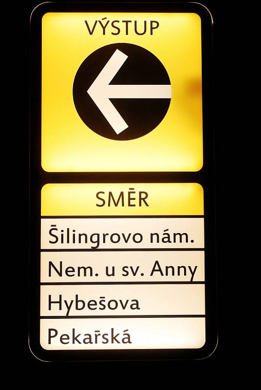 Metro bar v Pekařské ulici.