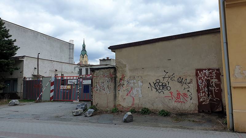 Lokalita bývalého Dřevopodniku při ulici Rumiště v centru Brna.