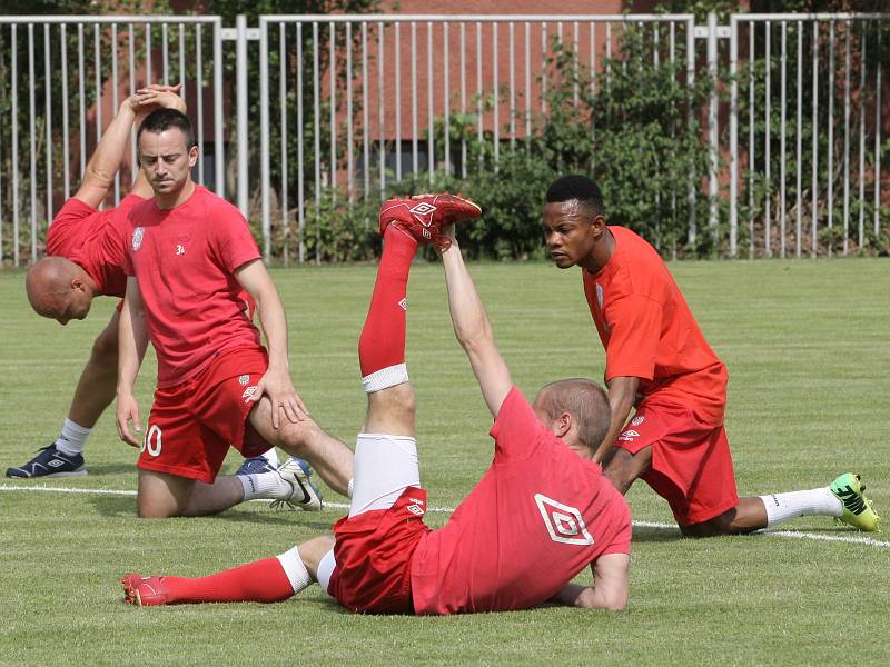 První trénink letní přípravy fotbalistů prvoligové Zbrojovky.