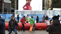 Olympijský festival v areálu brněnského výstaviště.