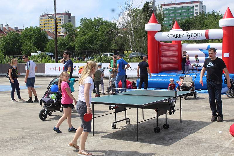 Sportovní park Vodova v brněnském Králově Poli.