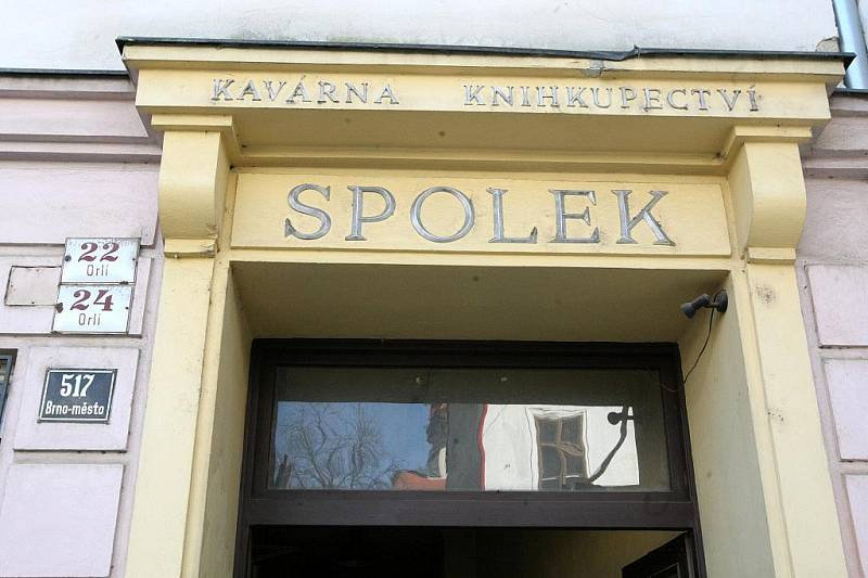 Brněnská kavárna Spolek v Orlí ulici.