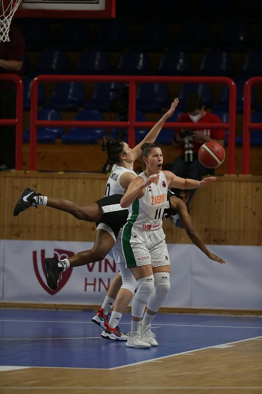 Basketbalistky Žabin Brno porazily v eurocupovém zápase Londýn Lions 68:41.