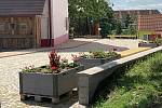 Nová relaxační zóna v Branišovicích se nachází poblíž Krčmy i kulturního domu.