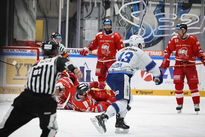 Hokejisté Komety si doma poradili s Olomoucí.