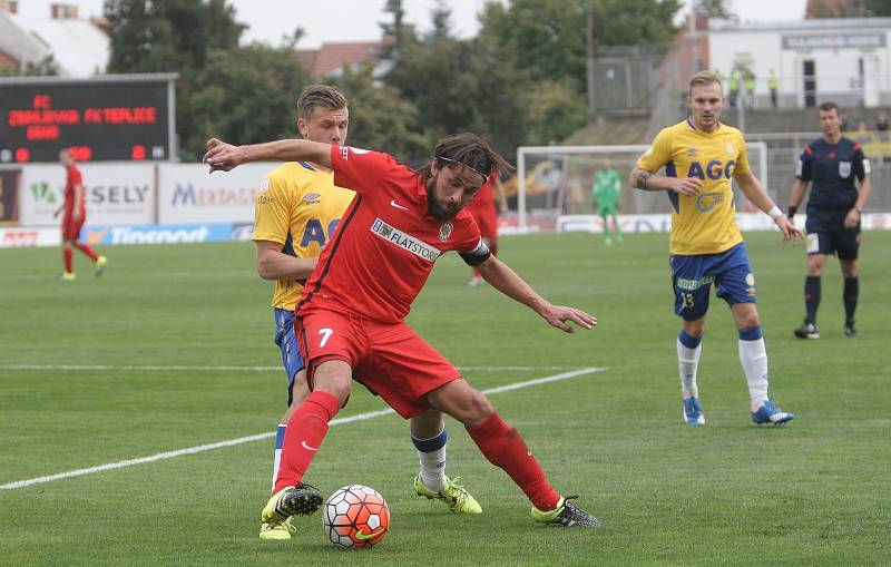 Zbrojovku v Brně pokořili fotbalisté Teplic čtyřmi góly.