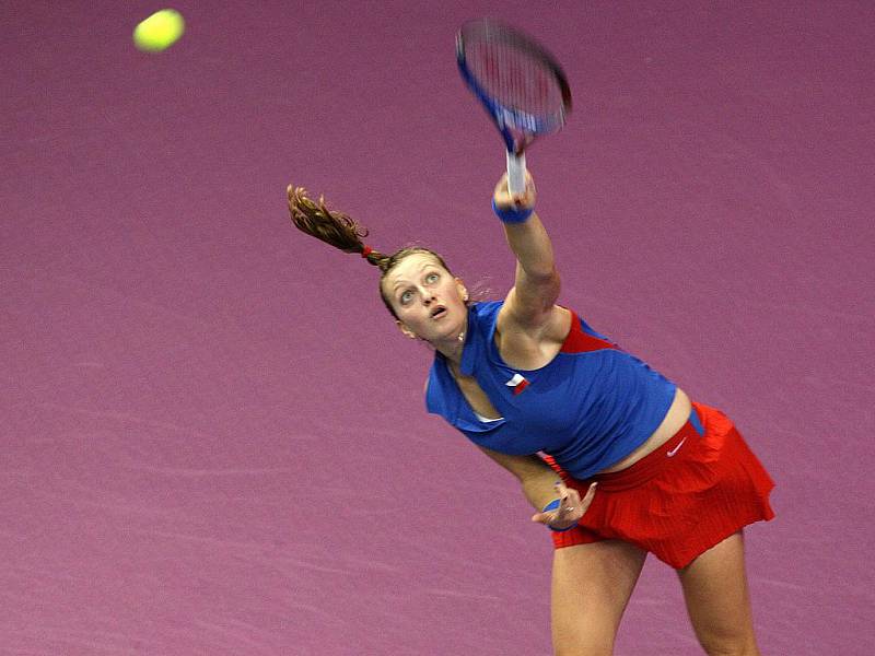 Sobotní Fed Cup v Brně.