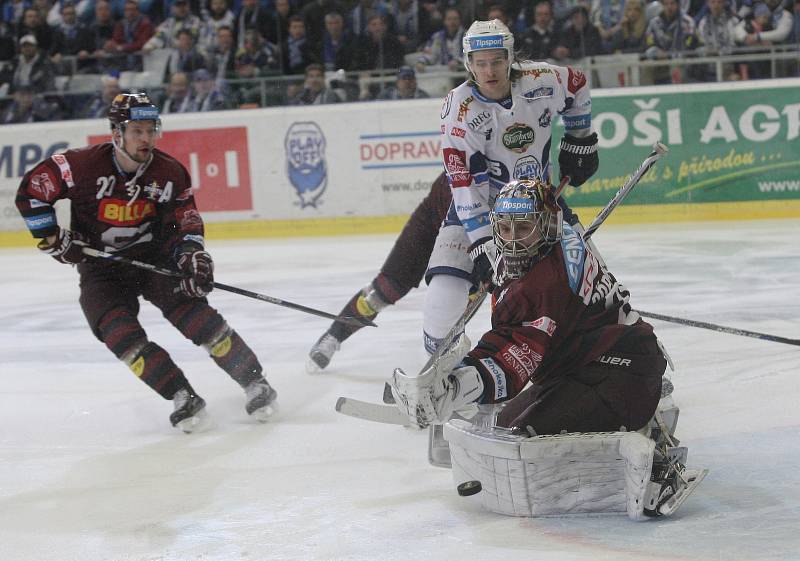 Kometa Brno porazila Spartu Praha i ve třetím zápase čtvrtfinále play-off.