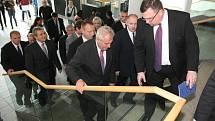 Prezident Miloš Zeman na podnikatelské fakultě VUT v Brně.