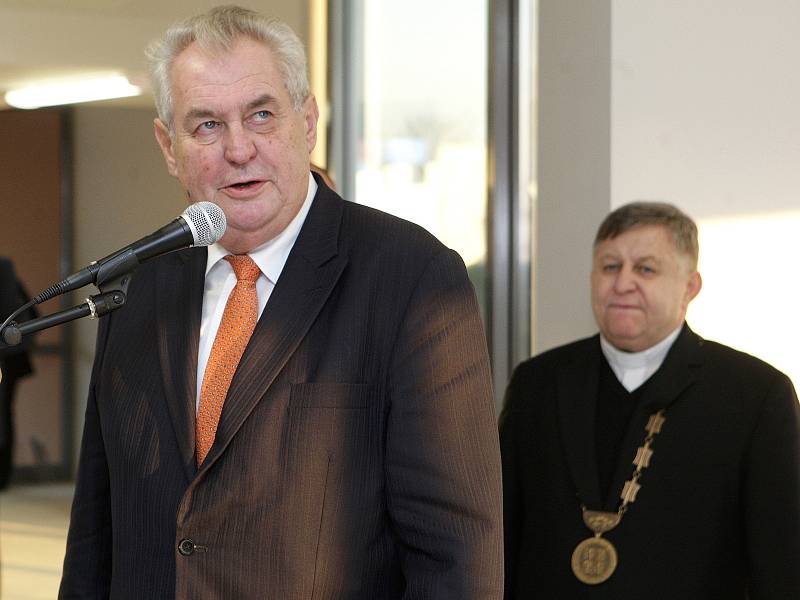 Miloš Zeman na návštěvě jižní Moravy.