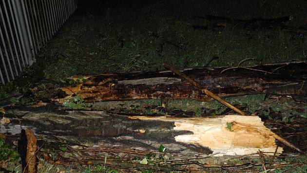 Strom zasáhl tři osoby na brněnském zápase Zbrojovky proti Spartě.