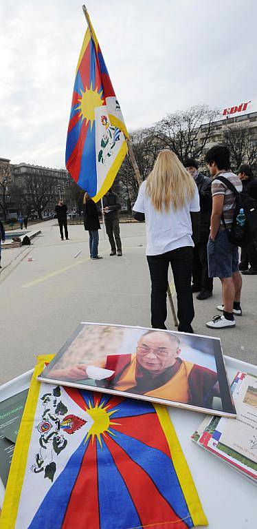 V Brně si připomněli jednapadesáté výročí povstání Tibeťanů proti čínské okupaci v Lhase. 