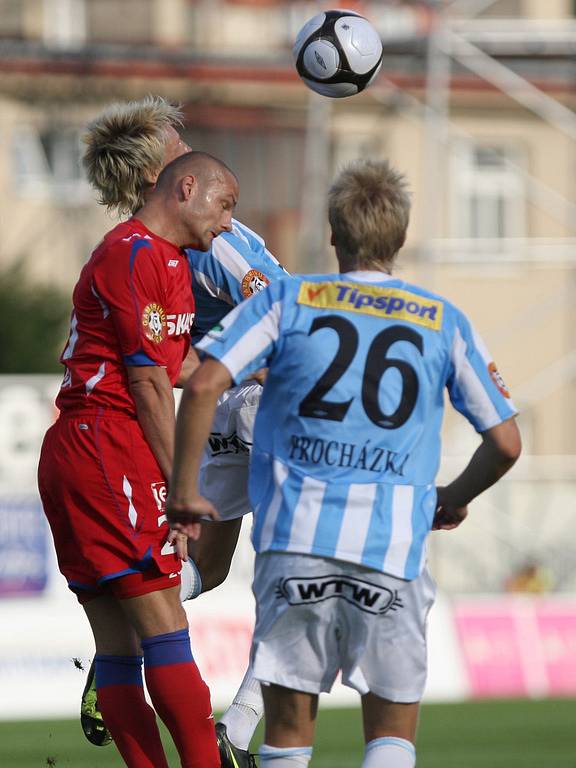 Jan Rajnoch a Václav Procházka - Mladá Boleslav, Tomáš Došek - 1. FC Brno.