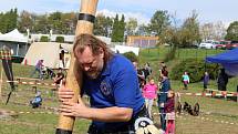 V areálu na brněnské Kraví hoře se v sobotu konaly skotské hry Monte Bú Highland Games.