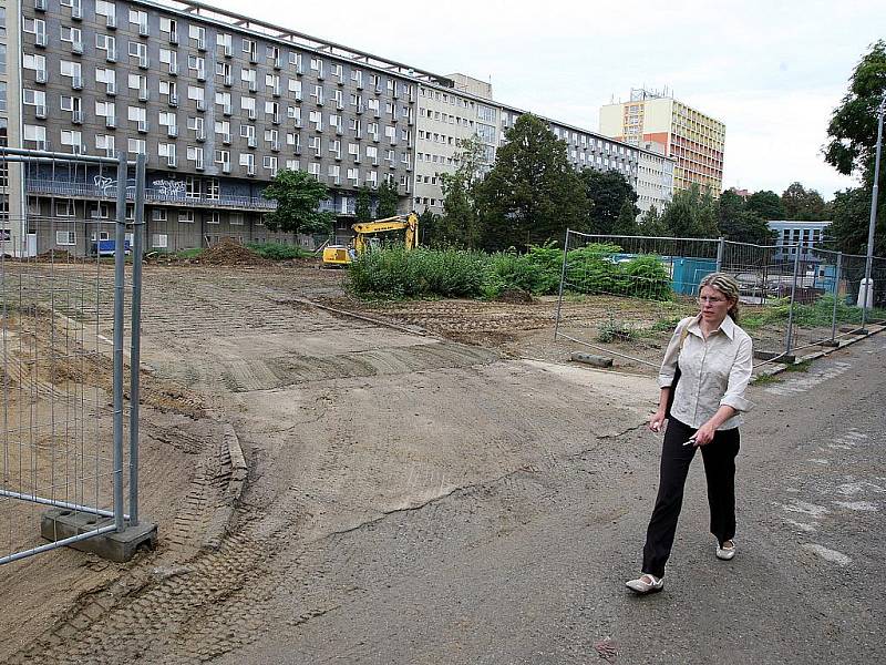 Tento týden začala v Klatovské ulici stavba residence Erasmus.