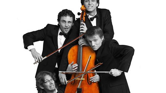 Soubor Prague Cello Quartet zahraje na hlavní scéně Rosa Coeli v sobotu od 19.00 hodin.