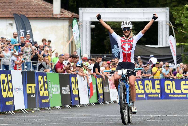 Brno 28.7.2019 - Mistrovství Evropy horských kol v Brně - Jolanda Neff