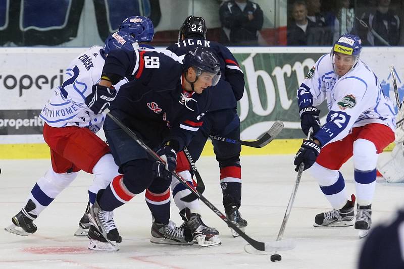 Kometa Brno přesvědčivě porazila Slovan Bratislava.