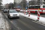 V Provazníkově ulici vznikla nová točna autobusů.