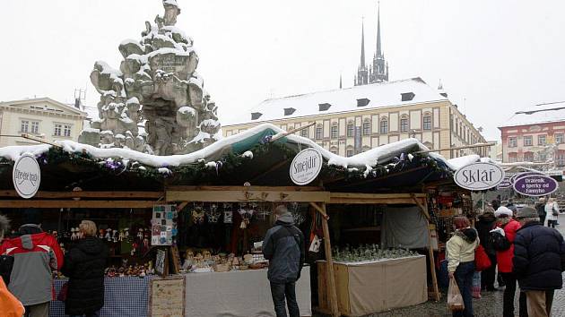 Vánoční Zelný trh v Brně - ilustrační fotografie.